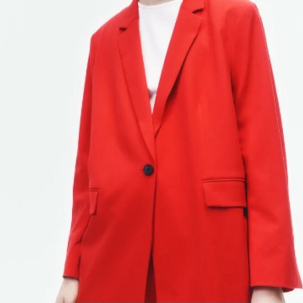 NWOT H&M Single Breasted Red Blazer